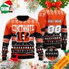 Custom Name Number NFL Chicago Bears Rugby Stadium Ugly Christmas Sweater For Men And Women