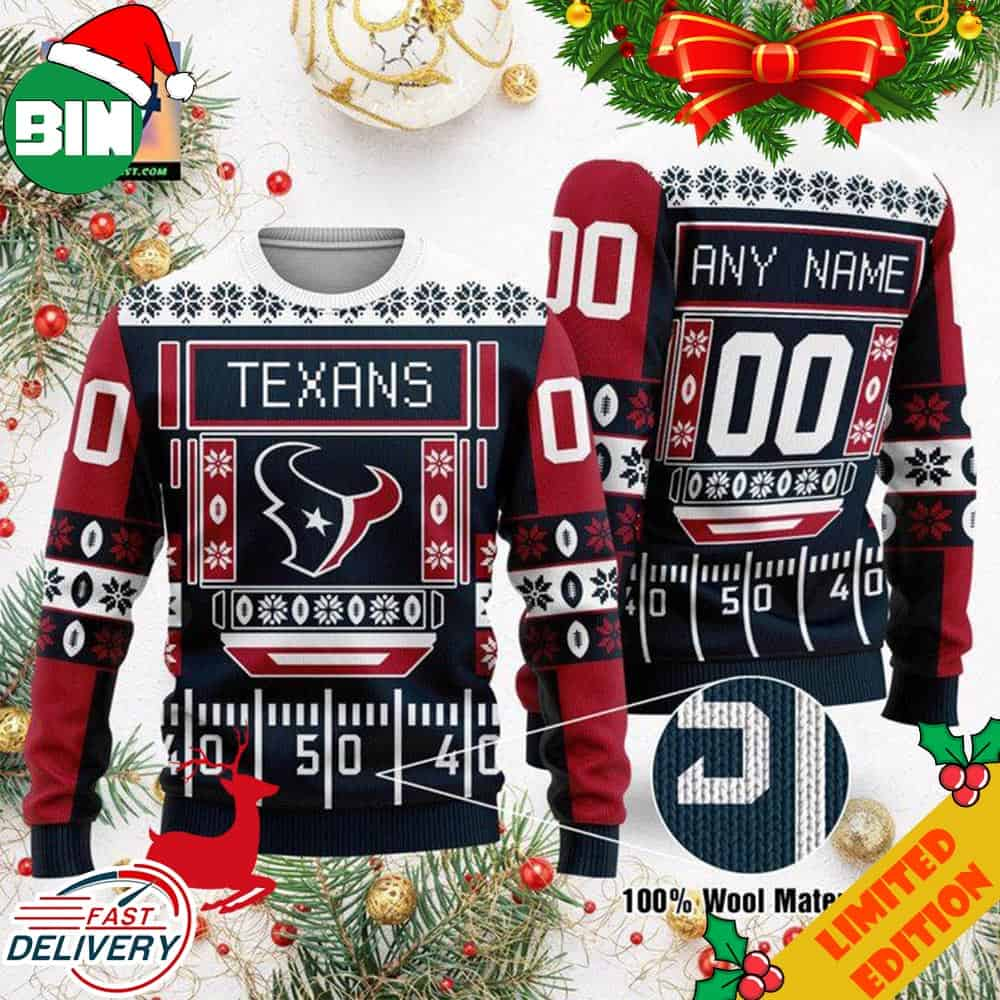 Texans ugly hotsell christmas sweater