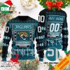 Custom Name Number NFL Indianapolis Colts Rugby Stadium Ugly Christmas Sweater For Men And Women