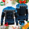 Custom Name Number NFL Logo Chicago Bears Ugly Christmas Sweater For Men And Women
