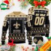 Custom Name Number NFL Logo New York Giants Ugly Christmas Sweater For Men And Women