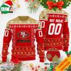Custom Name Number NFL Logo Pittsburgh Steelers Ugly Christmas Sweater For Men And Women