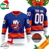 Custom Name Number New York Islanders Classic Ugly Sweater For Men And Women