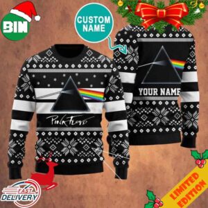 Custom Name Pink Floyd 3D Ugly Christmas Sweater