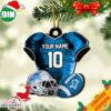 Detroit Lions NFL Sport Ornament Custom Your Name And Number 2023 Christmas Tree Decorations
