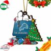 Detroit Lions Snoopy NFL Sport Ornament Custom Your Family Name