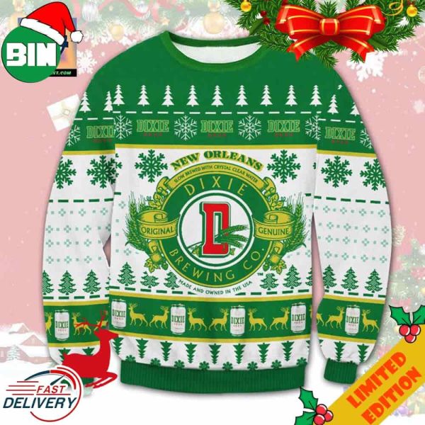 Dixie Beer Ugly Christmas Sweater For Men And Women