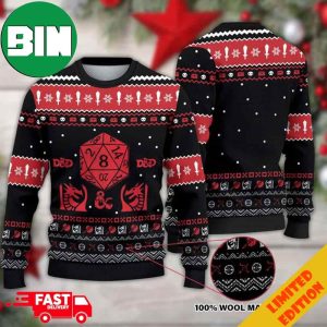 Dungeons And Dragons Roll 20 Ugly Sweater For Men And Women