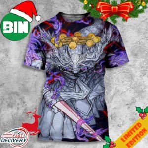 Eight-Handled Sword Divergent Sila Divine General Mahoraga Jujutsu Kaisen 3D T-Shirt