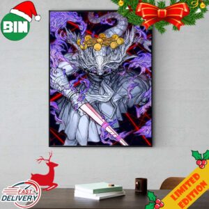 Eight-Handled Sword Divergent Sila Divine General Mahoraga Jujutsu Kaisen Poster Canvas