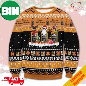 Evan Williams Bourbon Ugly Sweater For Men And Women