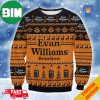 Evan Williams Bourbon Ugly Sweater For Men And Women