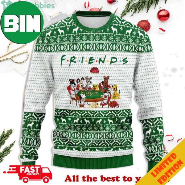 Fiends Disney Dogs Christmas 2023 Ugly Sweater For Men And Women