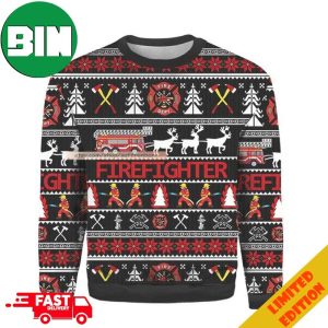 Firefighter Ugly 3D Christmas Sweater For Men And Women