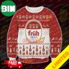 Funny Beer Lover Reindeer Xmas Funny 2023 Holiday Custom And Personalized Idea Christmas Ugly Sweater