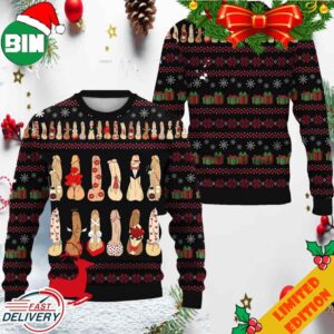 Funny Cocks Christmas 2023 Ugly Sweater