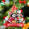 Georgia Bulldogs Snoopy Christmas NCAA Ornament Personalized Your Family Name