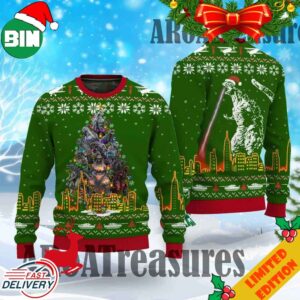 Godzilla Minus One Movie 2023 Christmas Gift Ugly Sweater