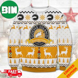 Goose Island Summertime Chicago Ugly Christmas Sweater For Men And Women