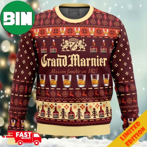 Grand Marnier Ugly Christmas Sweater For Men And Women