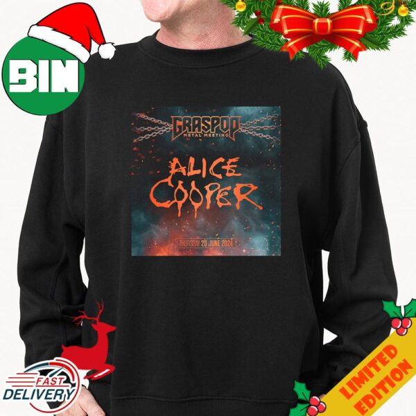Graspop Metal Meeting Alice Cooper GMM24 The Legendary Shock Rocker Thursday 20 June 2024 T-Shirt