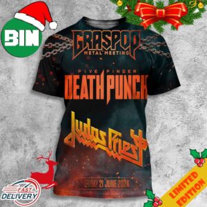Graspop Metal Meeting Judas Priest Five Finger Death Punch Friday 21 June 2024 GMM24 3D T-Shirt