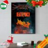 Graspop Metal Meeting Judas Priest Five Finger Death Punch Friday 21 June 2024 GMM24 Poster Canvas