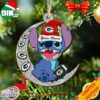 Green Bay Packers Stitch Ornament NFL Christmas With Stitch Ornament
