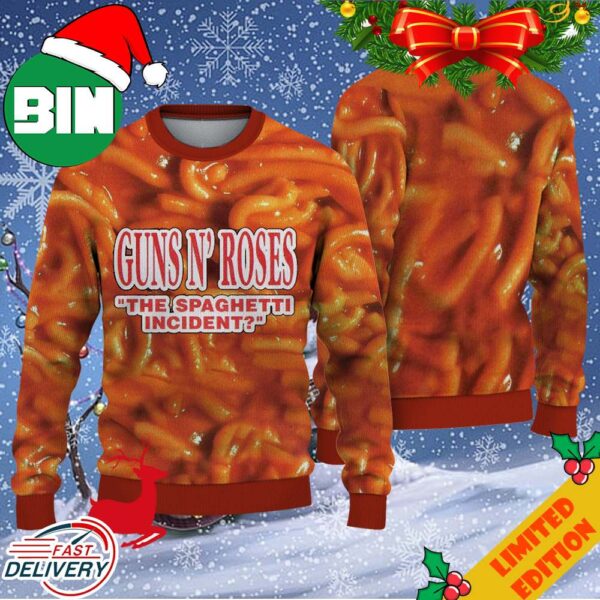Guns N Roses The Spaghetti Incident Album Funny Christmas 2023 Ugly Sweater
