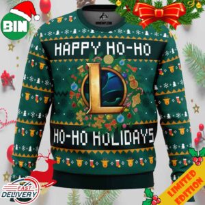 Happy Ho-Ho-Ho Holidays League of Legends Ugly Christmas Sweater