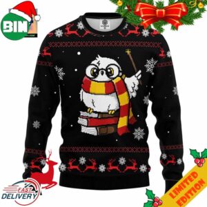 Harry Potter Magic Owl Christmas Holiday 2023 Gift Ugly Sweater