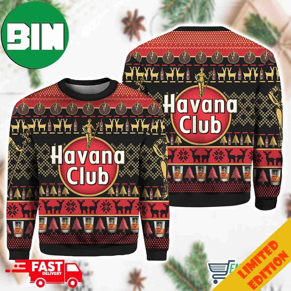 Havana Club Anejo Especial Ugly Christmas Sweater 2023 For Men And Women