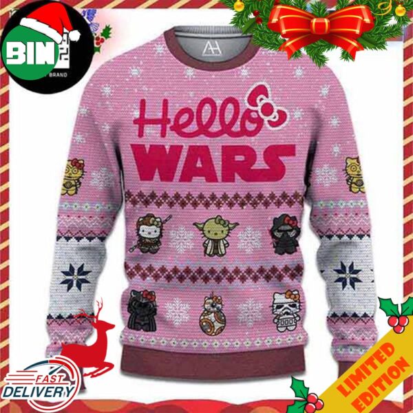 Hello Kitty x Star Wars 2023 Christmas Ugly Sweater