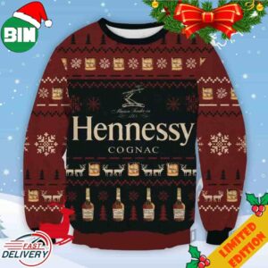 Hennessy Cognac Ugly Christmas Sweater For Men And Women
