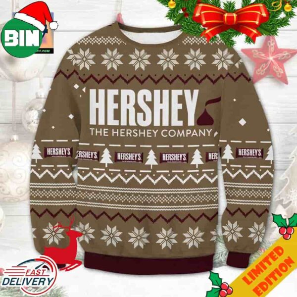 Hershey Chocolate Ugly Christmas Sweater For Men And Women