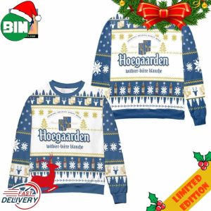 Hoegaarden Original Belgian Wheat Beer Ugly Christmas Sweater