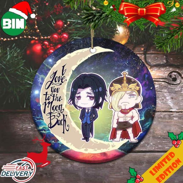 I Love You To The Moon And Back Shuumatsu No Valkyrie Record Of Ragnarok Hermes And Ares Christmas Ornament