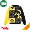 Iowa Hawkeyes NCAA Mens Busy Block Snowfall Ugly Sweater