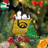 Iowa Hawkeyes Snoopy Christmas NCAA Ornament Custom Your Family Name