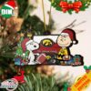 Iowa Hawkeyes Snoopy Christmas NCAA Ornament Personalized Your Family Name