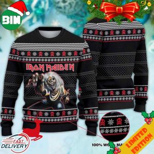 Iron Maiden Rock Music Metal Band Ugly Sweater Holiday 2023