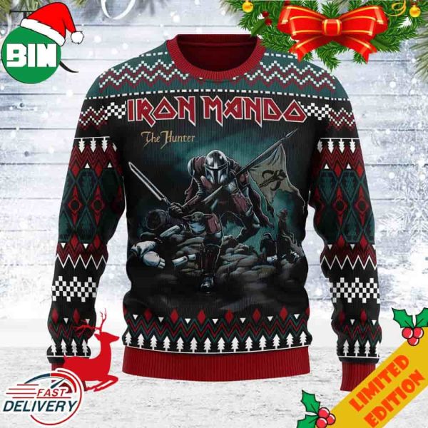 Iron Mando Star Wars Ugly Christmas Sweater