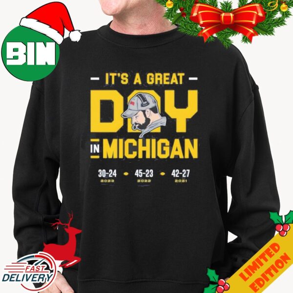 It’s A Great Day In Michigan Wolverines Football 30-24-2023 T-Shirt
