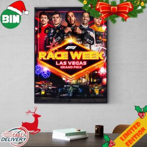 It’s Race Week In Las Vegas Grand Prix GP F1 Poster Canvas