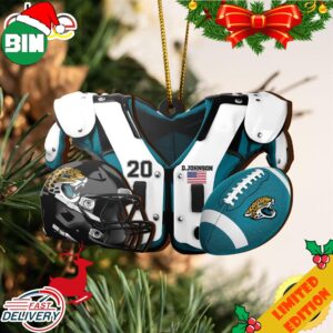 Jacksonville Jaguars NFL Sport Ornament Custom Your Name And Number 2023 Christmas Tree Decorations