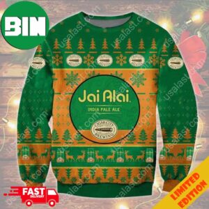 Jai Alai India Pale Ale Ugly Christmas Sweater For Men And Women