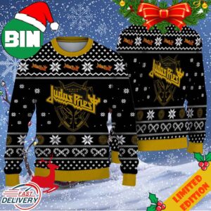 Judas Priest Invincible Shield Christmas 2023 For Fans Ugly Sweater
