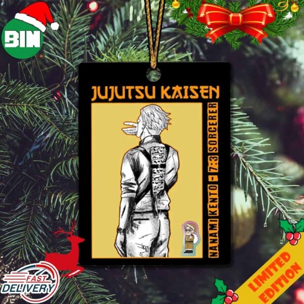 Jujutsu Kaisen Nanami Kento 7-3 Sorcerer Christmas 2023 Xmas Tree Decorations Ornament