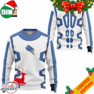 Jungle Fury Blue Power Rangers Ugly Christmas Sweater