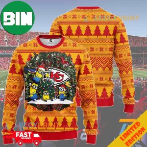 Kansas City Chiefs Minion NFL Ugly Sweater